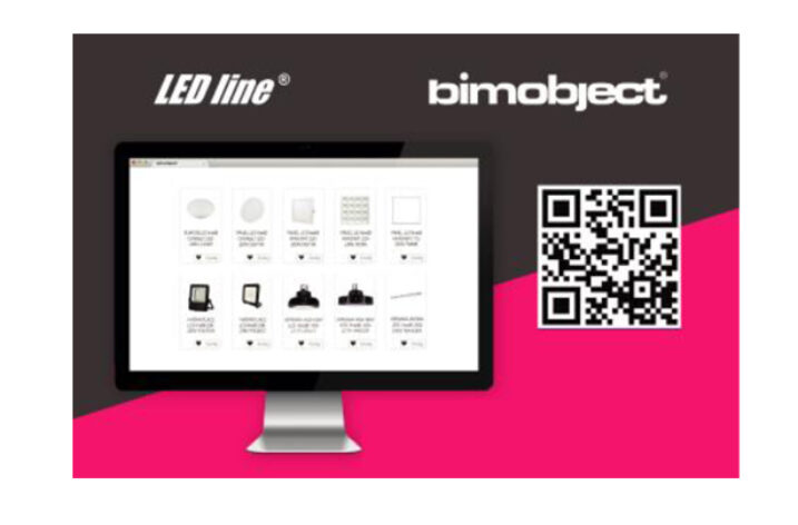 Modele 3D produktów LED line® w bazie BIM object