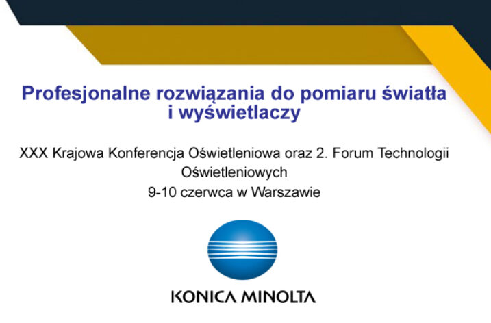 Profesjonalne rozwiązania do pomiaru światła i wyświetlaczy firmy Konica Minolta