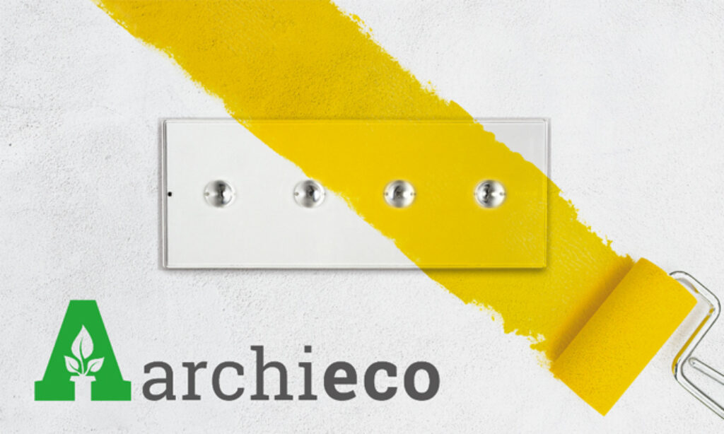 ArchiEco = architektura + ekologia. Przyjazne środowisku oprawy oświetlenia awaryjnego z obudową do malowania